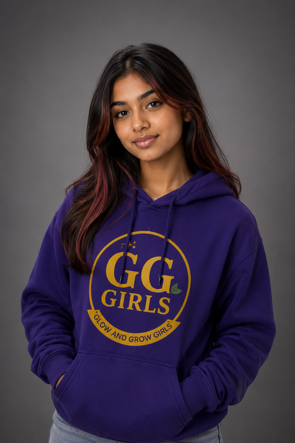 GG Girls Signature Purple Hoodie