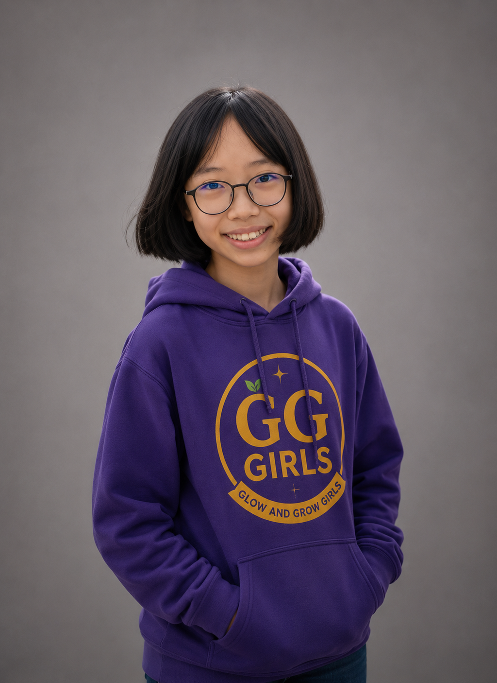GG Girls Signature Purple Hoodie