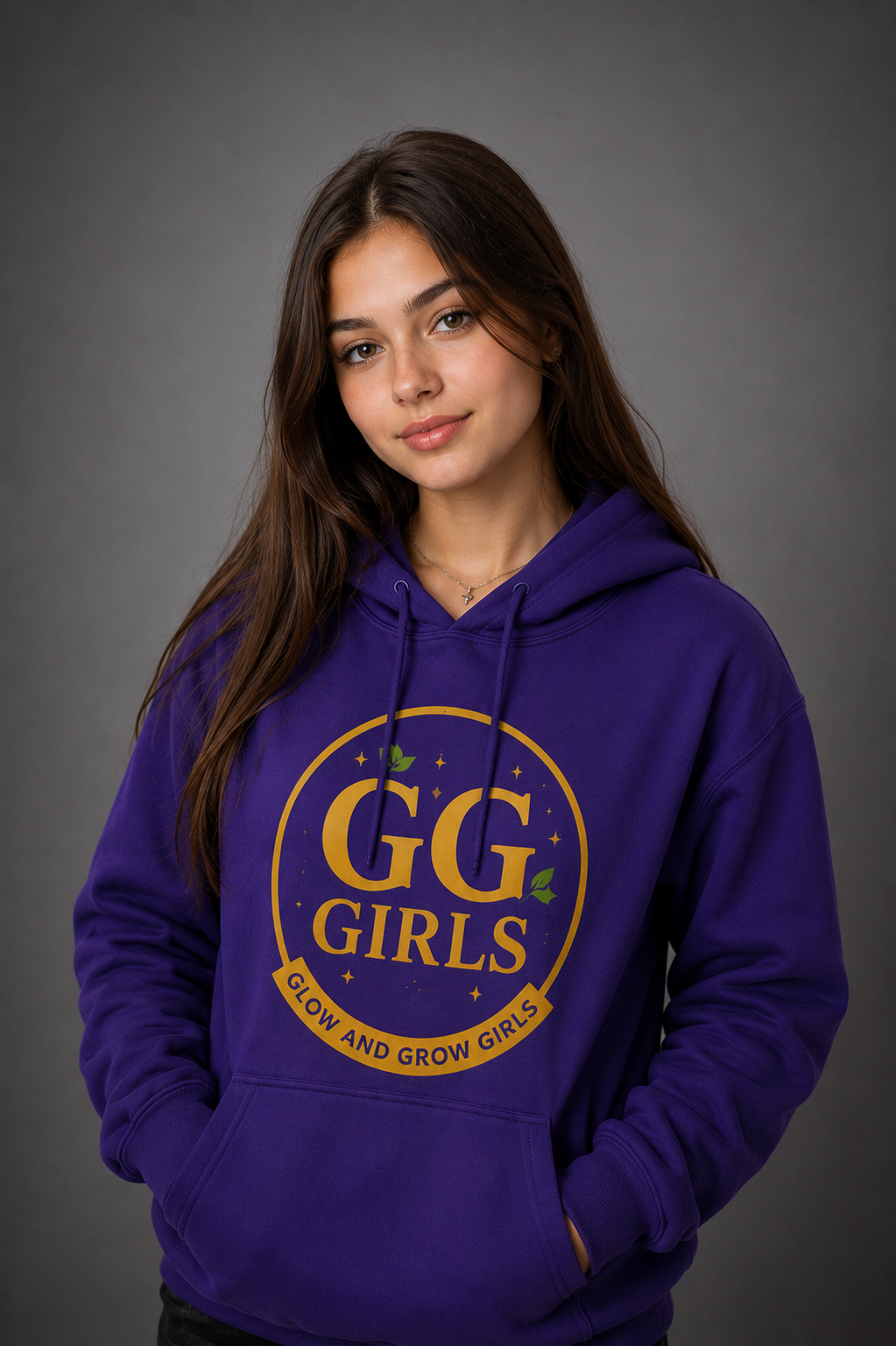 GG Girls Signature Purple Hoodie