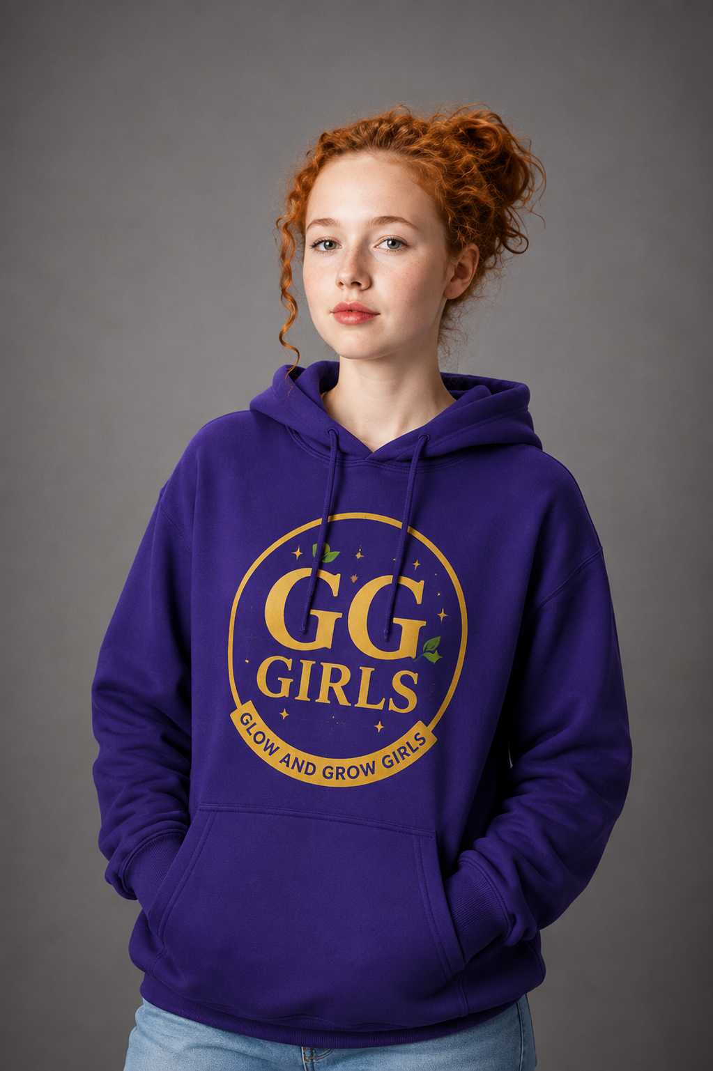 GG Girls Signature Purple Hoodie