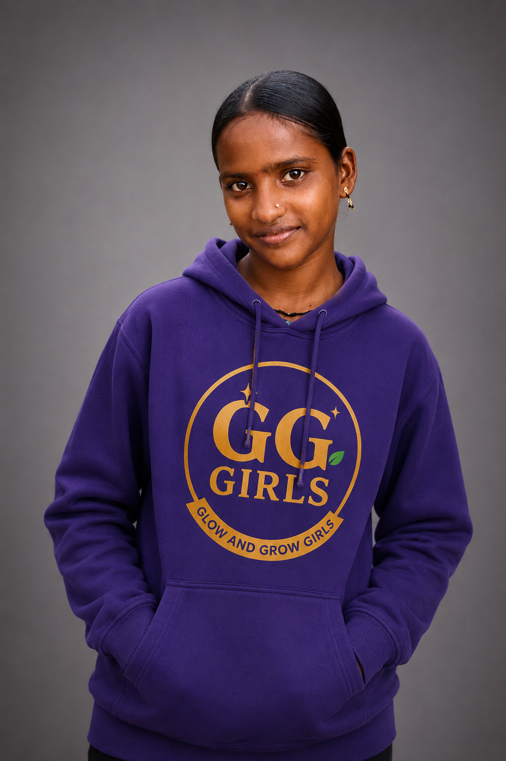 GG Girls Signature Purple Hoodie