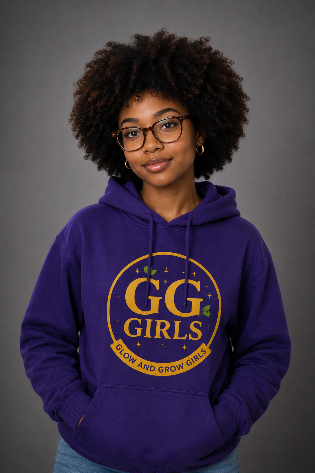 GG Girls Signature Purple Hoodie